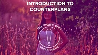 Introduction to Counterplans Part 3Aff Basics [upl. by Ayojal504]