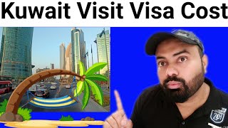 Kuwait visit visa cost 2022 [upl. by Hcahsem]