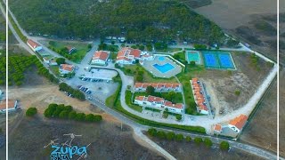 Parque Campismo Serrão Aljezur 092015 aerial and ground footage Amoreira Beach [upl. by Estrin]