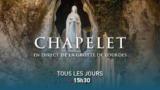 Le Chapelet depuis la Grotte de Lourdes  29092024 [upl. by Irtimid]