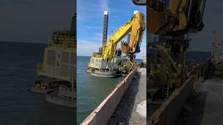 large size drilling machine hitachi jcb bulldozer machine excavator explore cat gaming [upl. by Trawets]