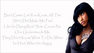 Nicki Minaj  Autobiography Lyrics Video [upl. by Orlantha959]