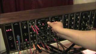 Synthesizerscom modular synthesizer  first test [upl. by Pris909]