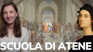 La Scuola di Atene di Raffaello Lincontro IRREALE di artisti e filosofi [upl. by Nileuqay]