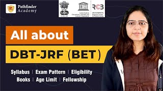 All about DBT JRF BET  Syllabus  Exam Pattern  Eligibility  Books  Age Limit  Fellowship [upl. by Aksel]