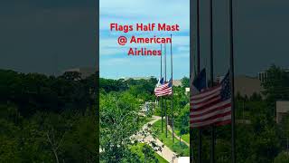 Half Mast  American Airlines shorts america insprirational [upl. by Dor750]