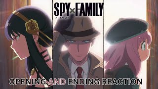 Opening and Ending Reaction  Spy x Family Season 1 Part 2 [upl. by Essirehs233]