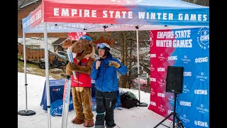 Holiday Valley hosts Empire State Winter Games Torch Relay [upl. by Eelir]