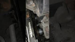 Volkswagen Polo 2005  new alternator belt  slippery noise [upl. by Ainessey]