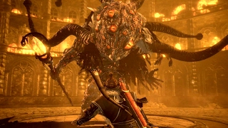 Nioh  Hundred Eyes Boss Fight Epilogue Endboss amp Second Ending [upl. by Sirenay]