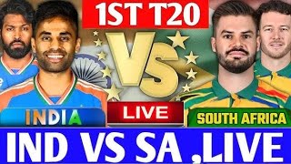 India vs South Africa 1st T20 match live ind vs Sa  INDvsSA  IND vs SA live match [upl. by Aikram]