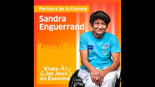 Sandra Enguerrand porteuse de la Flamme en Essonne [upl. by Orenid313]