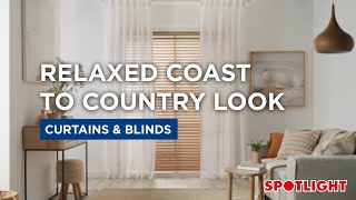 Relaxed Coast To Country Look Curtains amp Blinds [upl. by Yarahs]