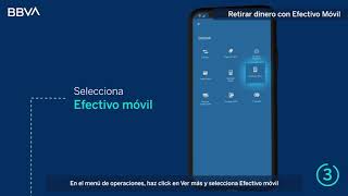 ¿Cómo envío Efectivo móvil  Nuevo App BBVA [upl. by Aicinod]