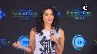 Sunny Leone excited for her upcoming web series Karenjit Kaur [upl. by Leroj]