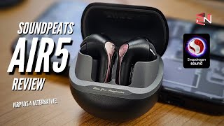 ALTERNATIVE APPLE AIRPODS 4  Soundpeats Air5 Review [upl. by Ylyl]