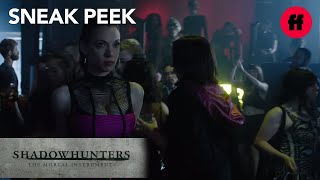 Shadowhunters  Season 1 Sneak Peek Demons In The Club  Freeform [upl. by Topliffe]