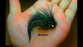 Fly Tying Freshwater Trout Streamer  Zonker by Mak [upl. by Ruphina]