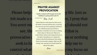 Prayer against provocation [upl. by Elfont29]