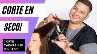 CORTE CAPAS EN 10 MINUTOSEN SECO [upl. by Arri]