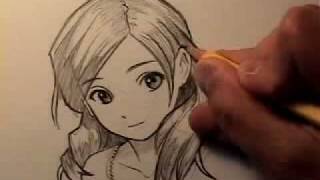 How to Draw Manga Hair Four Different Ways REUPLOAD [upl. by Charley]