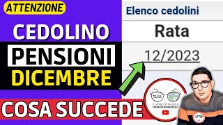 ⚠️ NON VEDO CEDOLINO PENSIONE DICEMBRE 2023 ➡ AUMENTI ARRETRATI BONUS TREDICESIMA  COSA SUCCEDE [upl. by Ecinna]