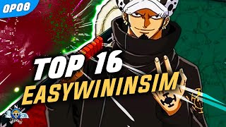 TOP 16 RG LAW  EASYWININSIM  noHEROES OFFLINE REGIONALS SPELLENSPEKTAKEL ONE PIECE CARD GAMEOP08 [upl. by Reeve325]