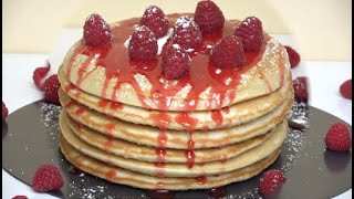 TORTITAS AMERICANAS ESPONJOSAS Y FÁCILES PANCAKES HOT CAKES AUTENTICA RECETA🤩 [upl. by Nadler]