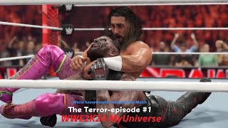 WWE2K24 MyUniverse TheTerror  World heavyweight championship MATCH 🆚 Seth Freakn Rollins [upl. by Idalina]