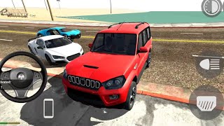 India bike driving 3d  Scorpio Audi Bugatti Mustang super 😂 funny gameplay  India bike driving 3d😂 [upl. by Coke]