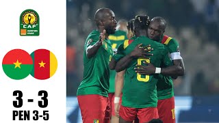 Burkina Faso vs Cameroon 33 PEN 35 Highlights amp Goals  African Cup of Nations [upl. by Trev]