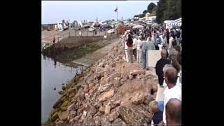 Lifeboat Shout Breakwater Harbour Brixham Circa 1990 [upl. by Lanford]