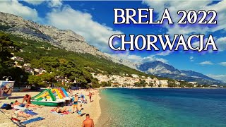 💙Brela💙 Spacer Bulwar Promenada Plaża Marina Parking Chorwacja Makarska Walking Tour Croatia 2022 [upl. by Irma]