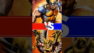 Wolverine vs Hawkman Who Wins in a Battle of Immortals shorts wolverine marvel [upl. by Parsaye13]