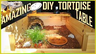 HOW TO MAKE AN AMAZING TORTOISE TABLE  ULTIMATE DIY Reptile Enclosure [upl. by Nomrac378]