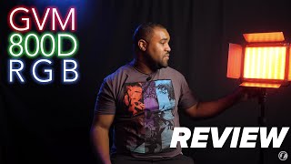 Best Budget RGB Lights GVM 800D LED Panel Review [upl. by Ytsenoh]