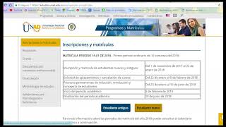 Tutorial de inscripción a la UNAD [upl. by Zacherie]