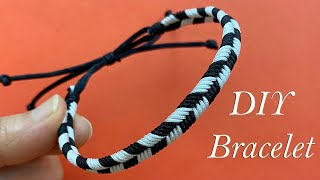 Bracelet  Friendship Bracelets  How to Make a Bracelet  Macrame Bracelet  Cord Thread Bracelet [upl. by Jenkel389]