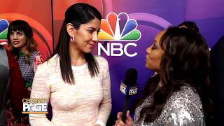 One on One with Stephanie Beatriz of quotBrooklyn 99quot  Celebrity Page [upl. by Yate]