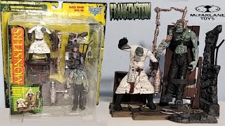 McFarlane Monsters Series 1 Frankenstein Playset Unboxing and Review [upl. by Nonah]