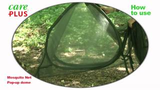 How to use a Care Plus Popup Dome Mosquito Netmov [upl. by Llertal966]