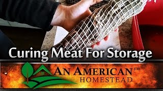 Curing Meat For Storage [upl. by Wivinah]