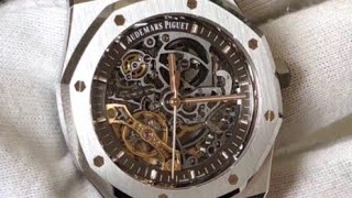 舊片重溫Jun 2020  AP Royal Oak 15407ST 縷空 audemarspiguet 15407st [upl. by Esineg]