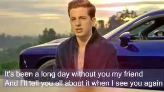 See you again by Charlie Puth Lyrics Full Version No Rap [upl. by Drawoh]