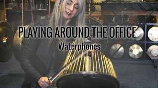 Evelyn Glennie  Playing Around The Office  Part 2 – Waterphones [upl. by Nalrah]