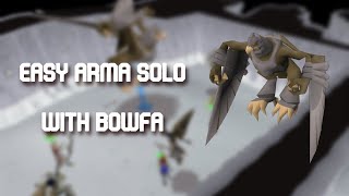 OSRS  Easy Armadyl Solo Kill with Bowfa [upl. by Nodaj]