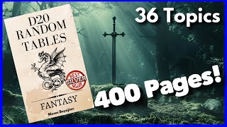 Discover the Ultimate Collection of D20 Random Tables  Fantasy [upl. by Eisej69]