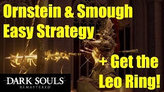 Ornstein and Smough Easy Strategy Dark Souls Remastered [upl. by Gauthier23]