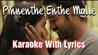 Pinnenthe Enthe Mulle  Ellam Sheriyakum  Karaoke With Lyrics  Unplugged  Sangeeth Surendran [upl. by Acinorav]