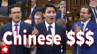 FLASHBACK Trudeau stumped by questions on Chinese  funnelled to his own Montreal riding [upl. by Roxanna189]